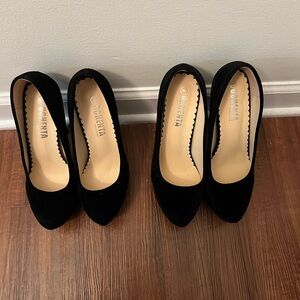 Chic Black Pointed Toe Heels